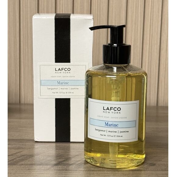 LAFCO New York Liquid Soap, Marine - Bergamot, Marine & Jasmin 12 oz / 354ml - Picture 1 of 8